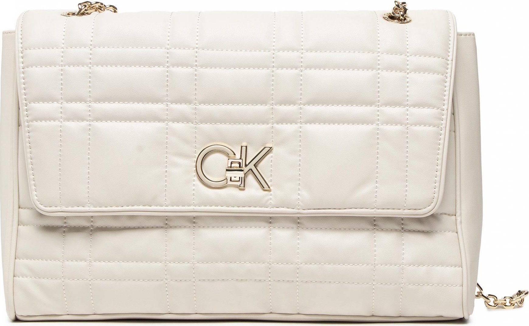 Calvin Klein Re-Lock Quilt Shoulder Bag Lg K60K609884