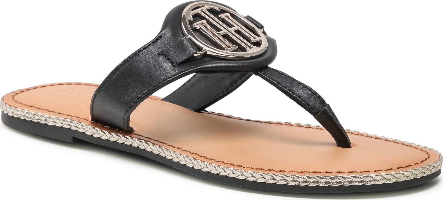 TOMMY HILFIGER Essential Leather Flat Sandal