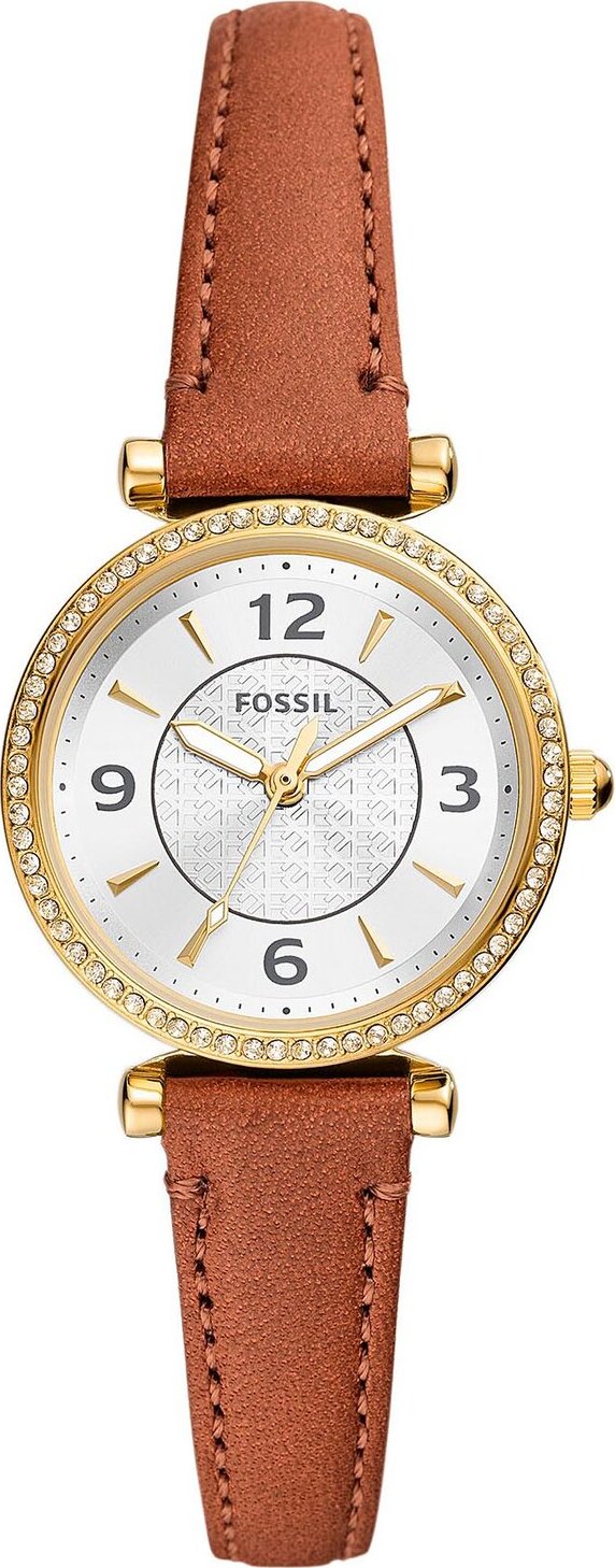 Hodinky Fossil Carlie ES5297 Gold/Brown