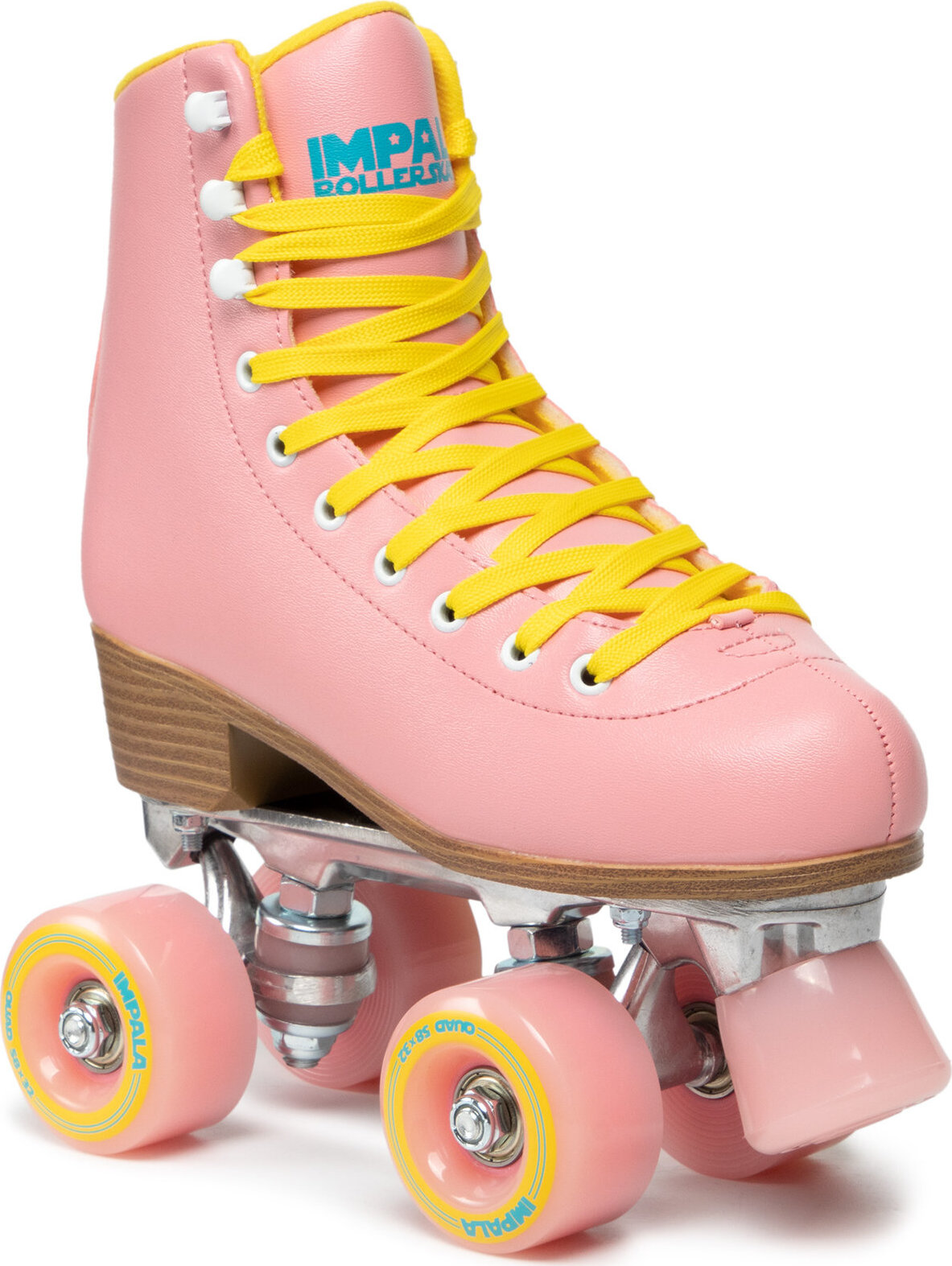 Retro kolieskové korčule Impala Rollerskate A084-12649 Pink/Yellow