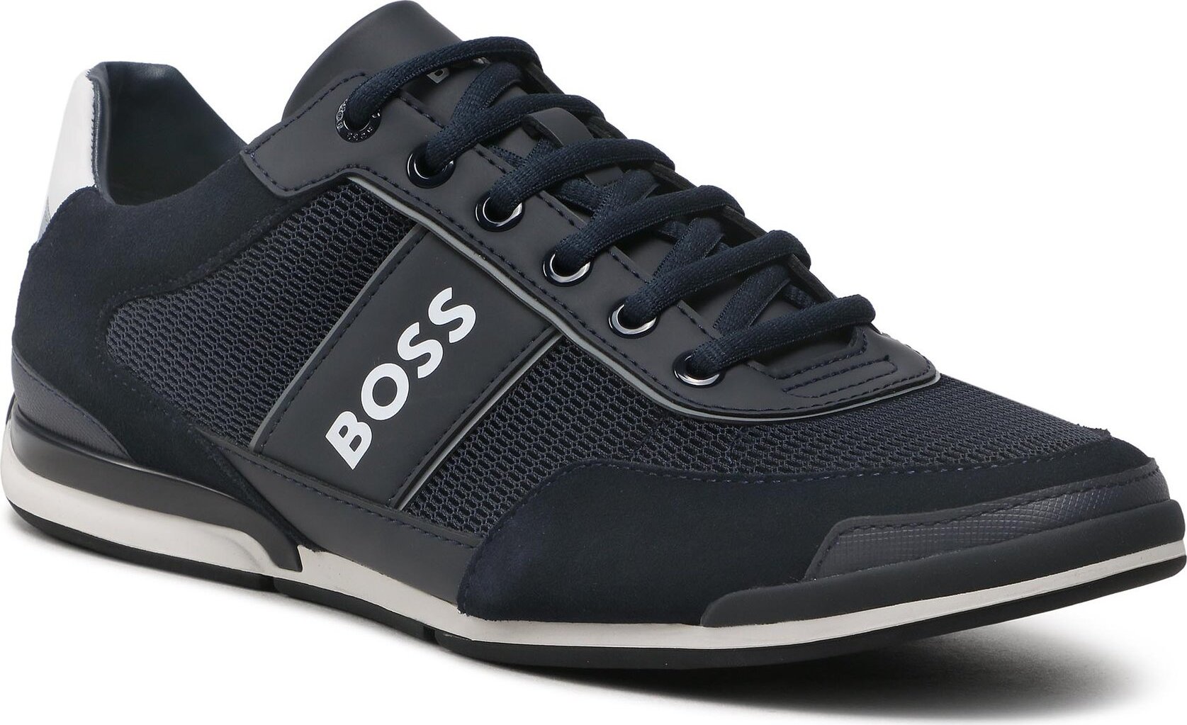 Sneakersy Boss Saturn 50485629 10247473 01 Dark Blue 401