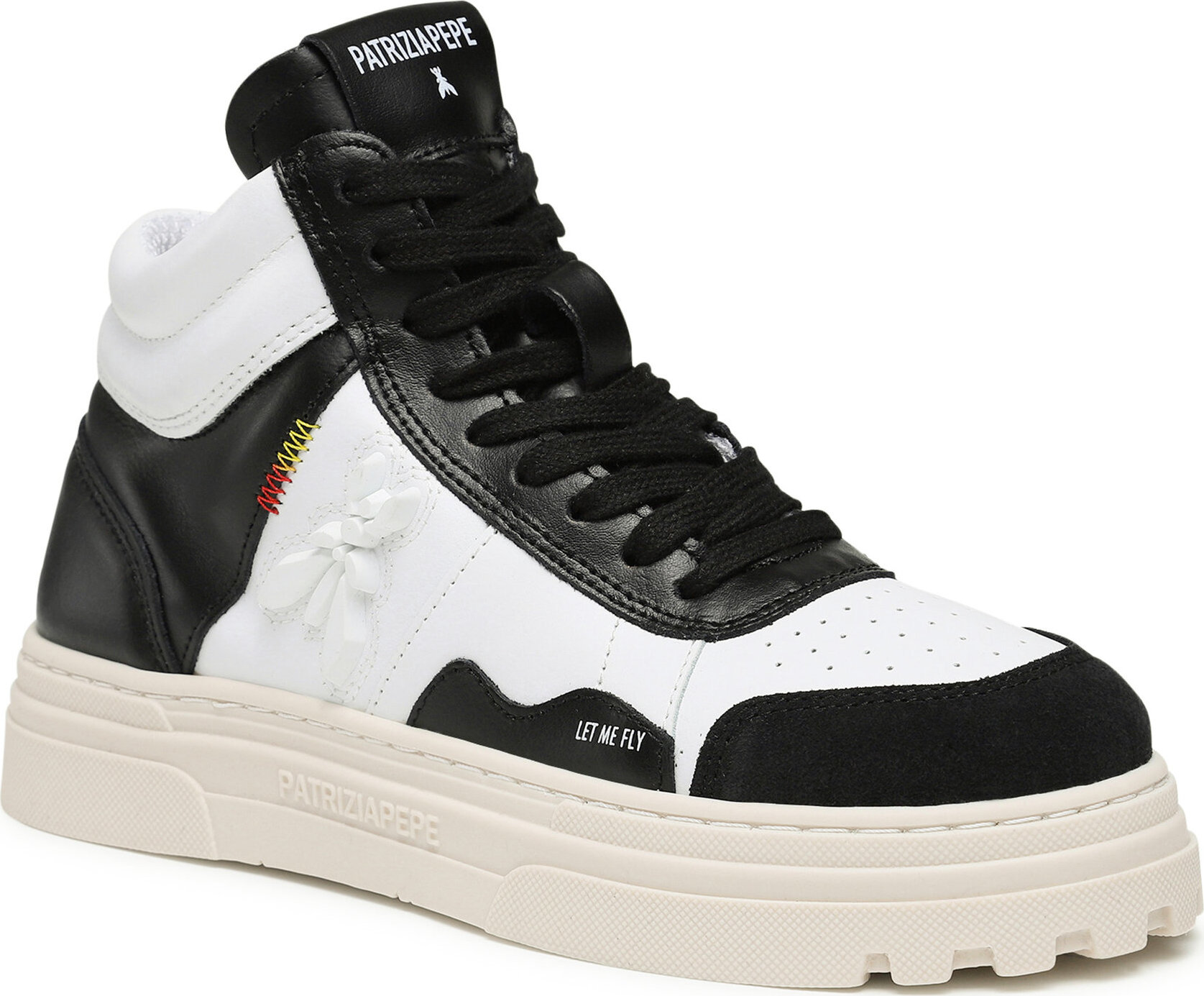 Sneakersy Patrizia Pepe 8Z0088/L011-F220 Black/White