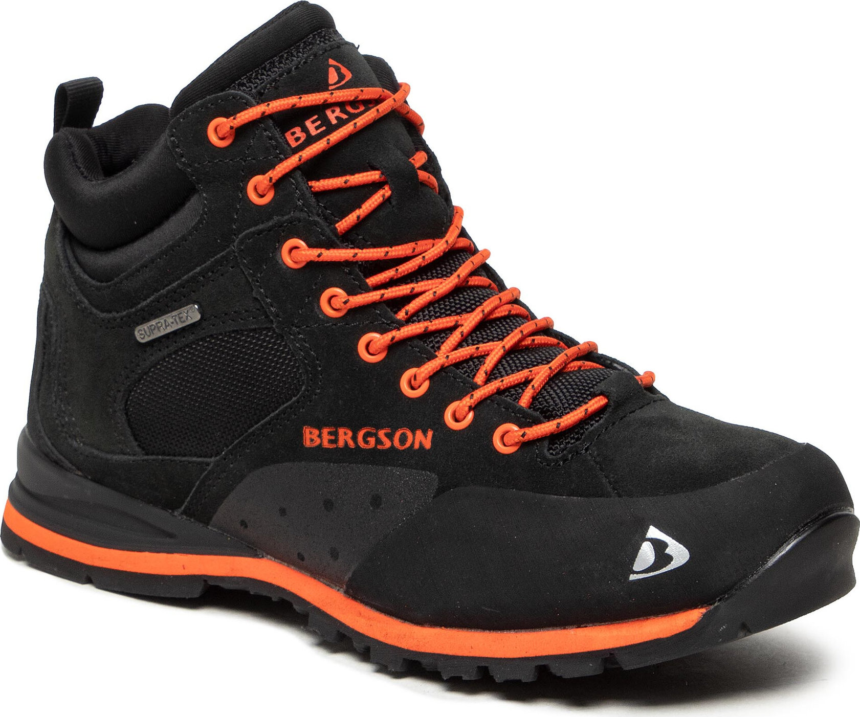 Trekingová obuv Bergson Soira Mid Stx Black/Orange