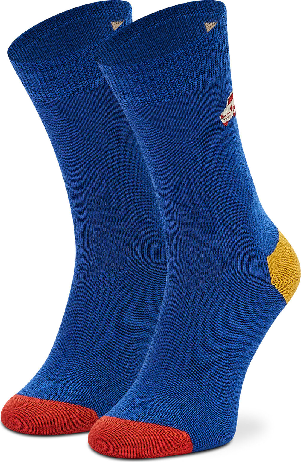 Vysoké detské ponožky Happy Socks KBECR01-6300 Modrá