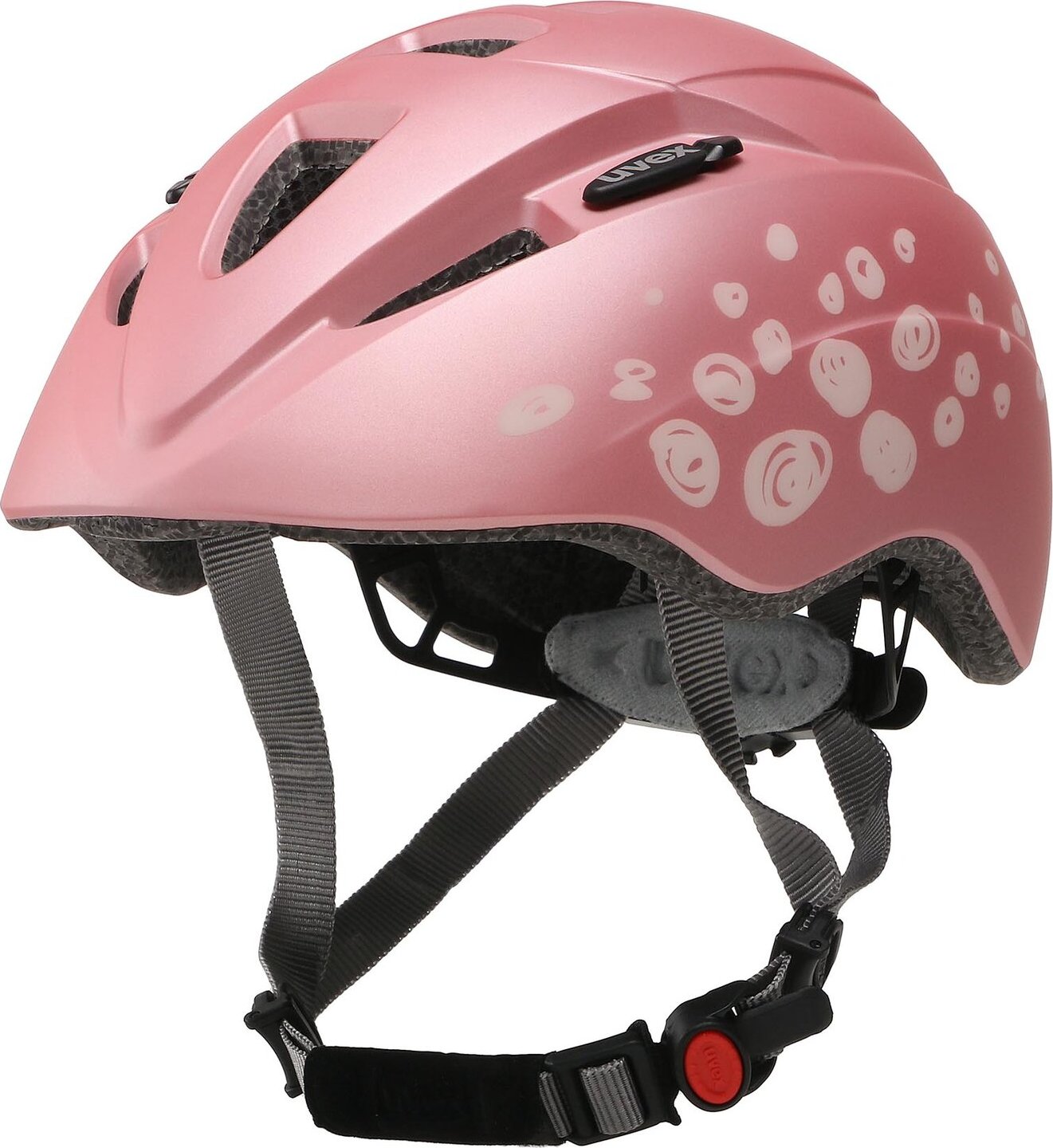 Cyklistická helma Uvex Kid 2 Cc S4149820715 Pink Polka Dots