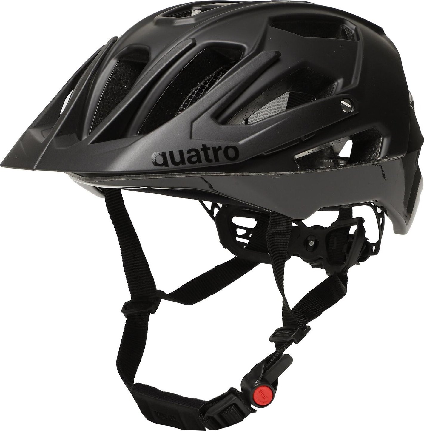 Cyklistická helma Uvex Quatro Cc 4100260615 All Black Matt