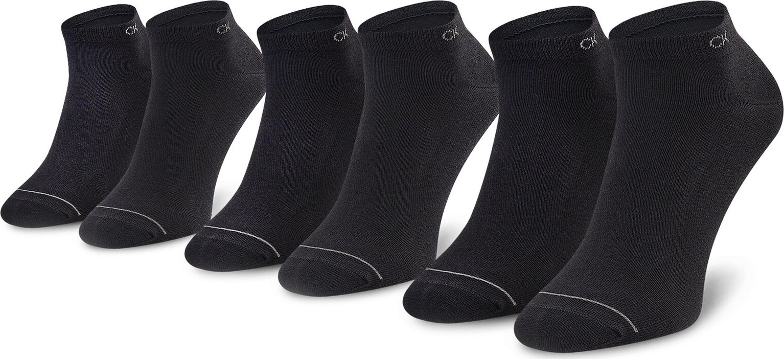 Dámské nízké ponožky Calvin Klein 701218718 Black 001