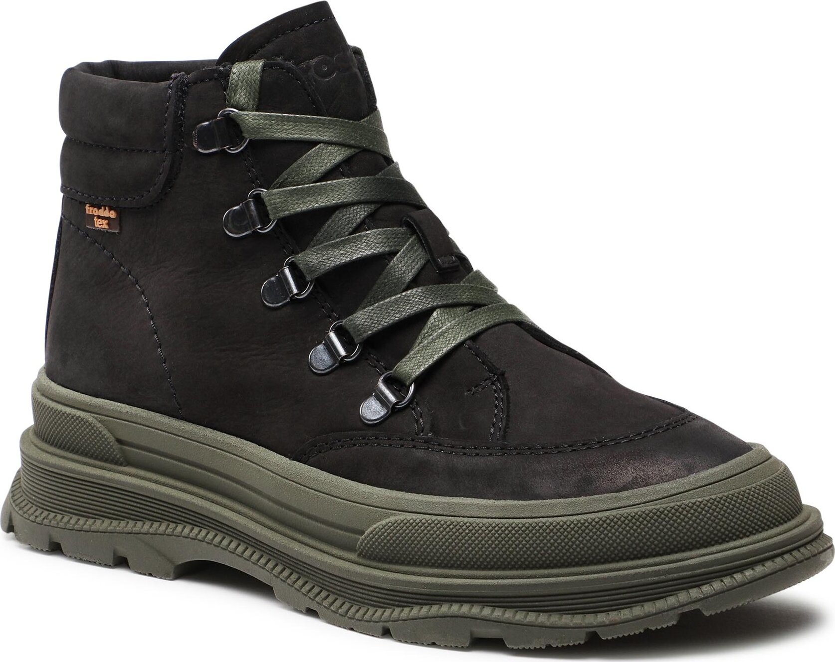 Kotníková obuv Froddo Leon Wool Tex G3110242-3 S Black/Green 3