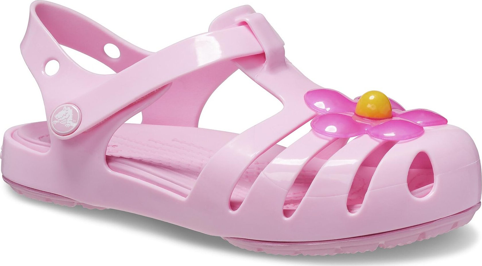 Nazouváky Crocs Crocs Isabella Charm Sandal T 208445 Flamingo 6S0