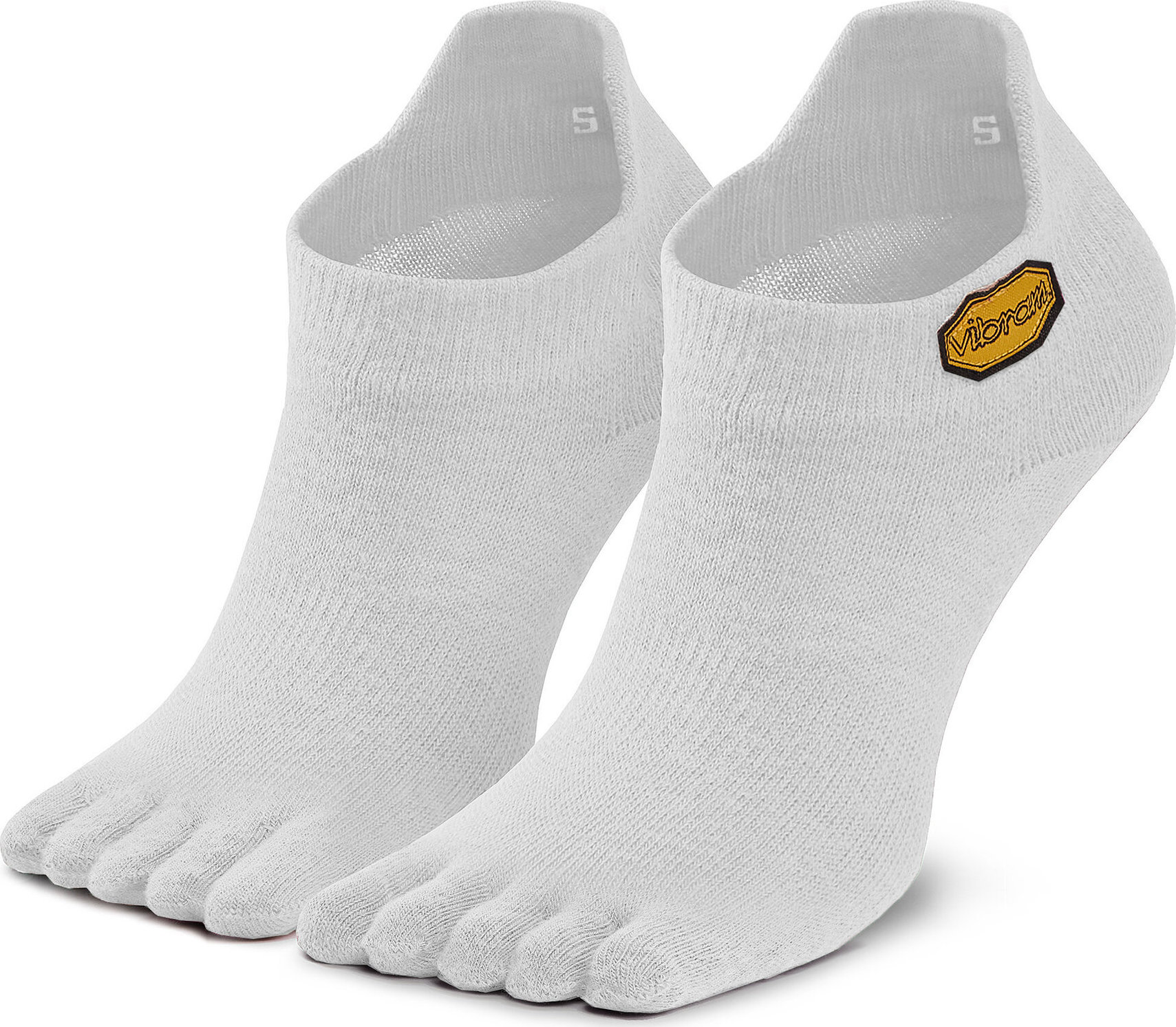 Nízké ponožky Unisex Vibram Fivefingers Athletic No Show S15N01 White