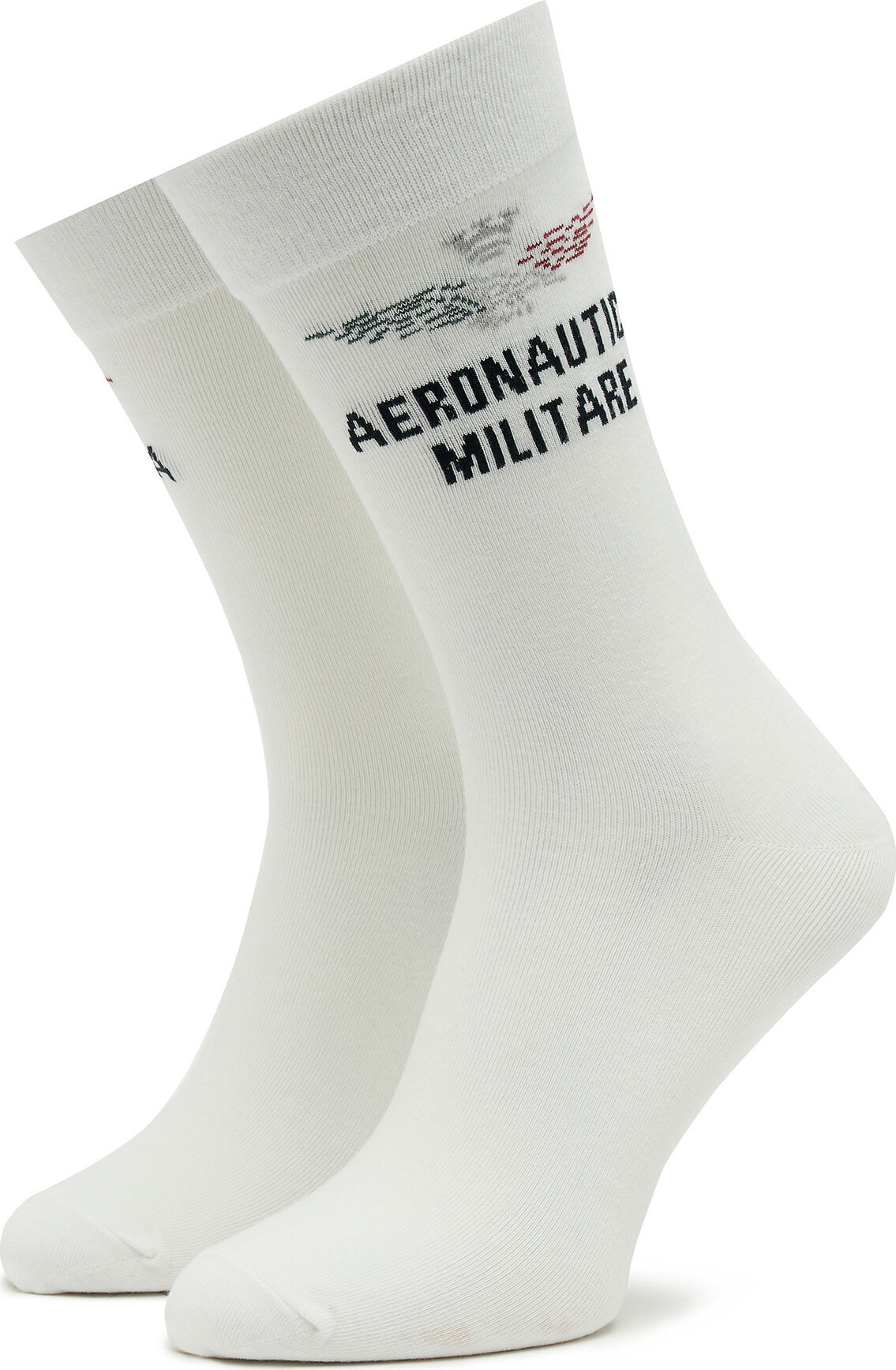 Pánské klasické ponožky Aeronautica Militare 231CZ011L499 Off White 73062