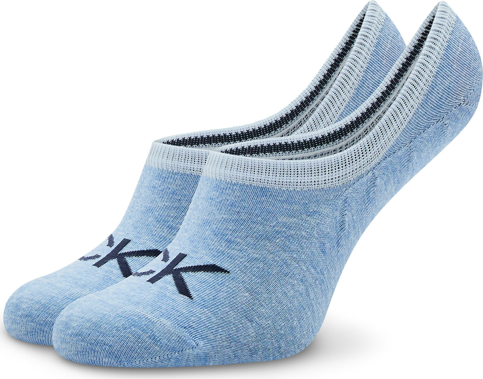 Ponožky Krátke Dámske Calvin Klein 701218773 Light Blue Melange 005