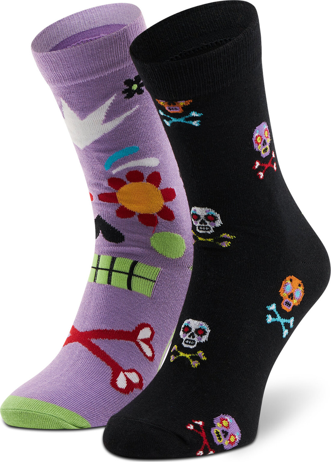Ponožky Vysoké Unisex Dots Socks DTS-SX-486-X Fialová
