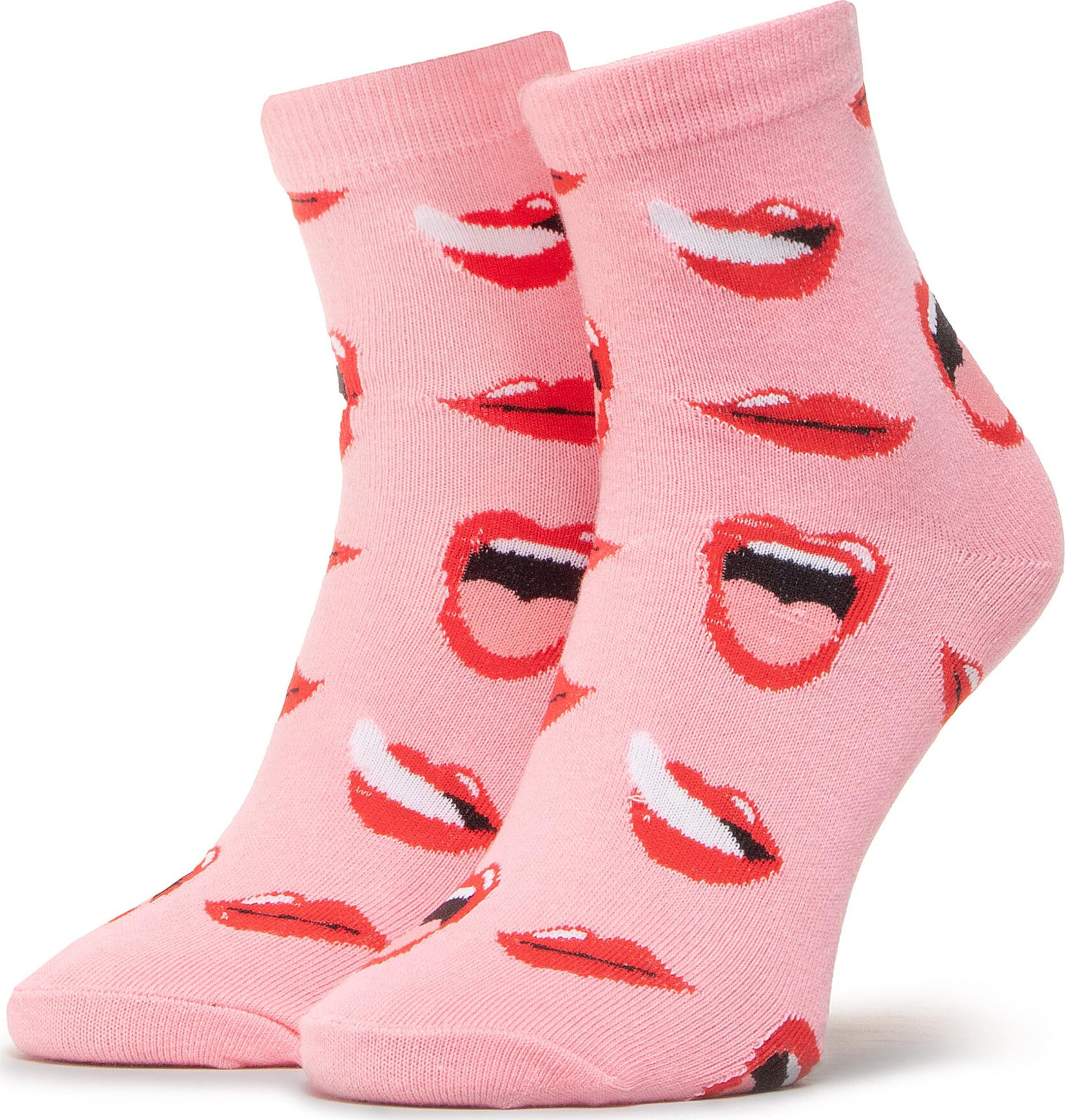 Ponožky Vysoké Unisex Dots Socks DTS-SX-490-R Ružová