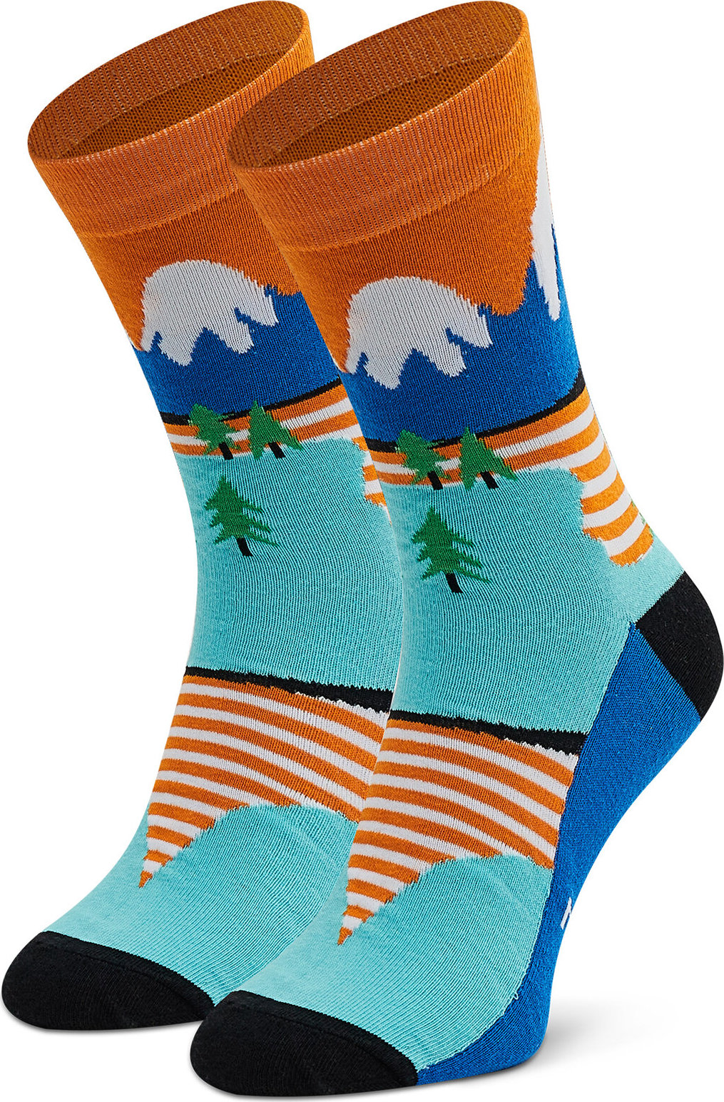 Ponožky Vysoké Unisex Dots Socks SX-433-X Modrá