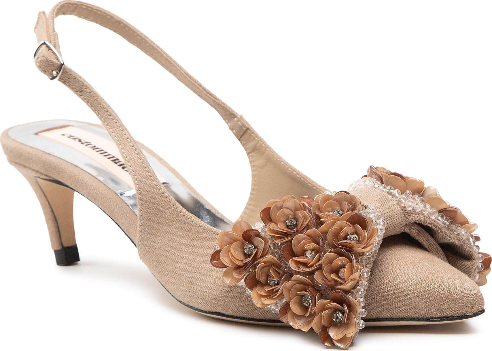 Sandále Custommade Alima Flower 999628017 Cornstalk 607