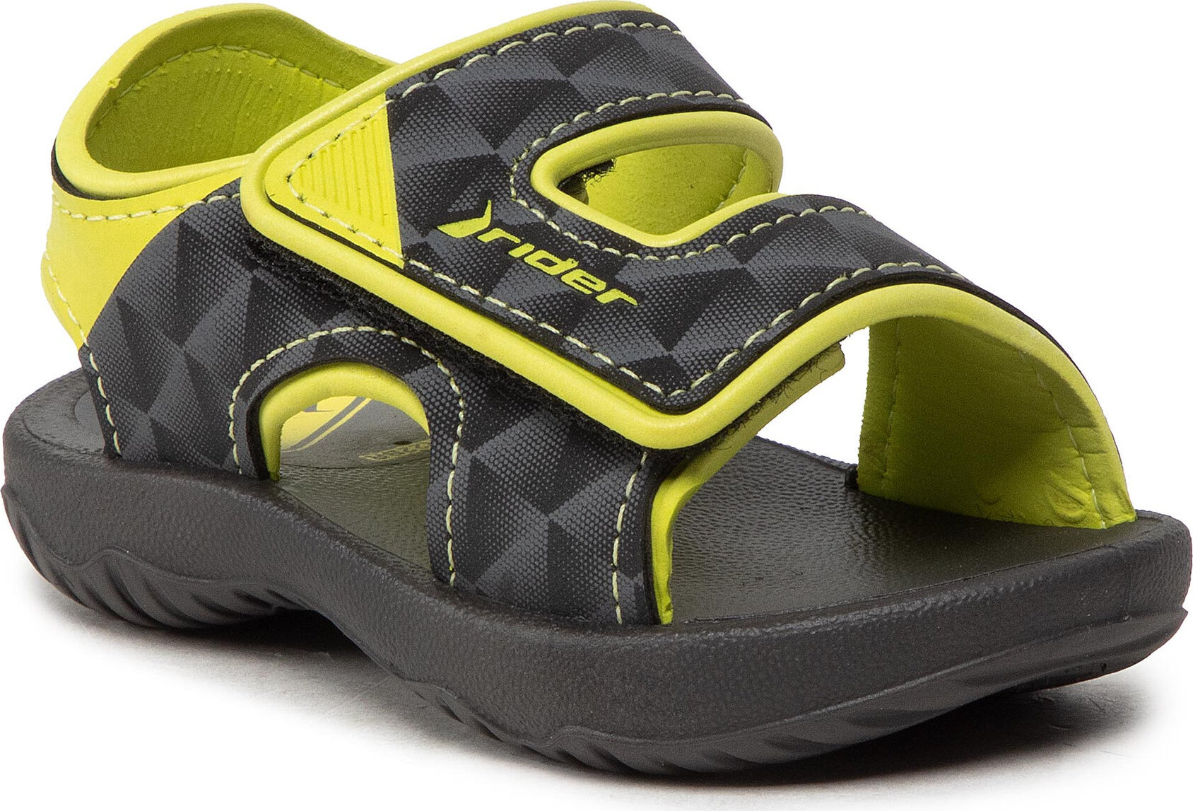 Sandále Rider Basic Sandal V Baby 83070 Black/Neon Yellow 25135