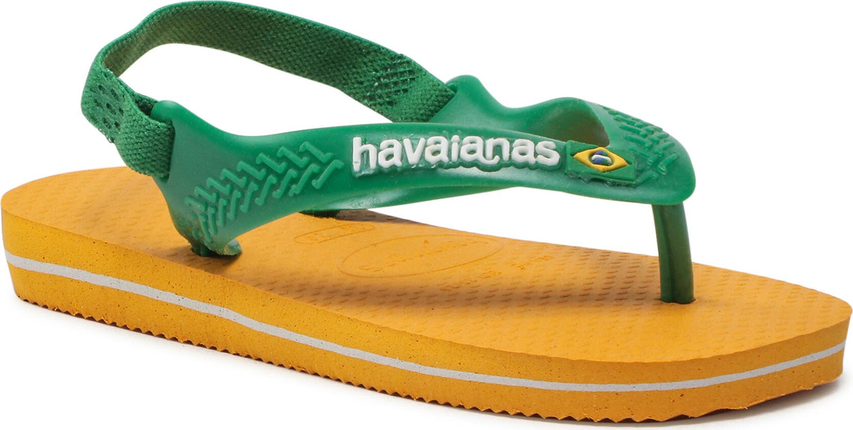 Sandály Havaianas Brasil Logo 41405776362 Orange Citrus