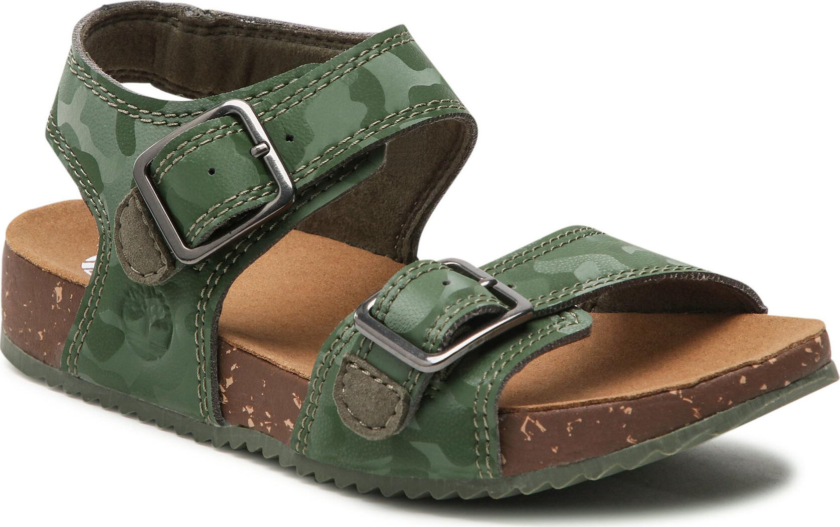 Sandály Timberland Castle Island 2 Strap TB0A2APS9111 Md Green With Camo