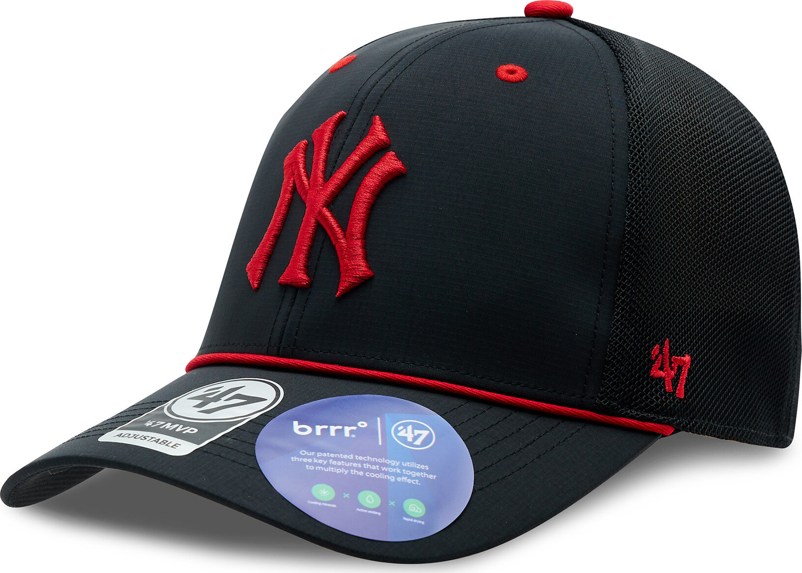 Šiltovka 47 Brand MLB New York Yankees brr Mesh Pop '47 MVP B-BRPOP17BBP-BKA Black