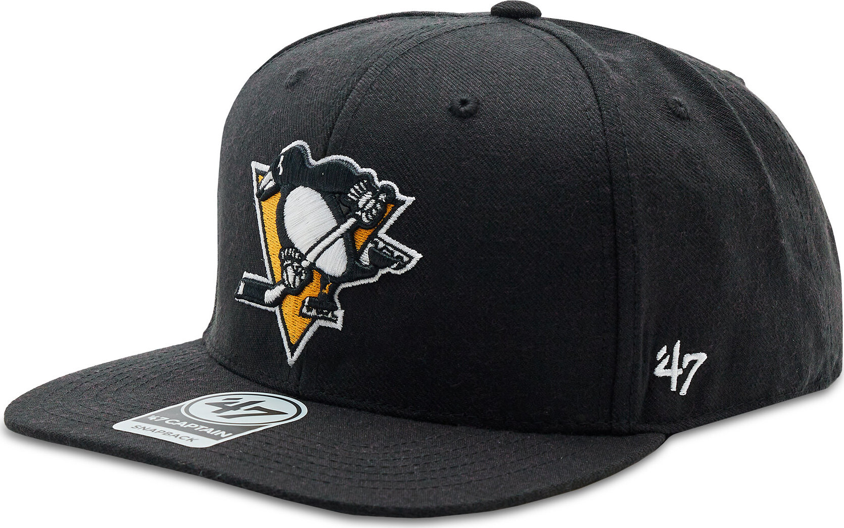 Šiltovka 47 Brand NHL Pittsburgh Penguins No Shot '47 CAPTAIN H-NSHOT15WBP-BK Black