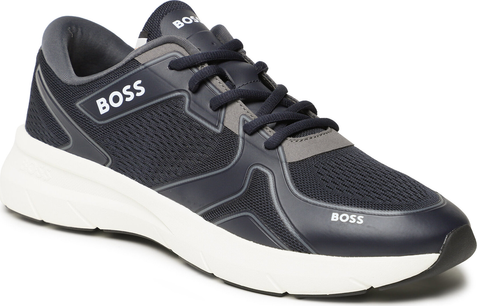 Sneakersy Boss 50493217 Dark Blue 401