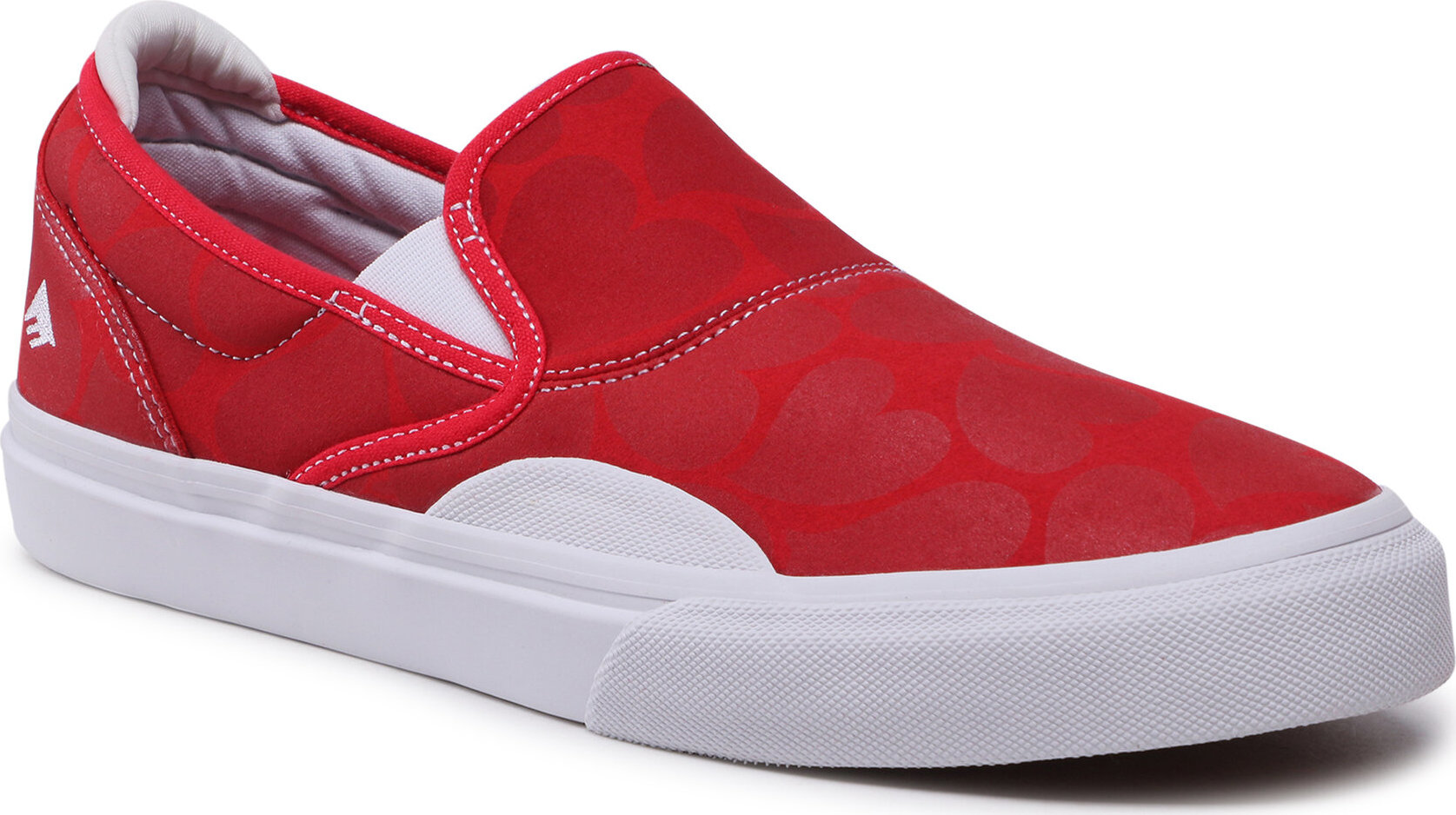 Sneakersy Emerica Wino G6 Slip-On 6101000111 Red/White 616
