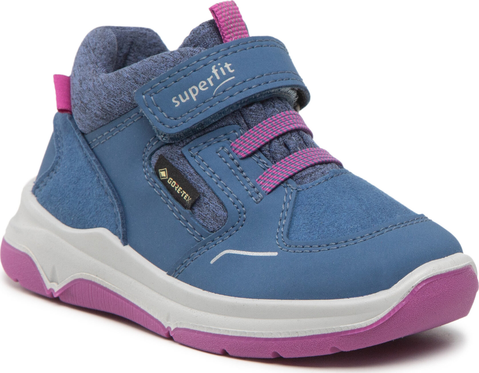 Sneakersy Superfit GORE-TEX 1-006402-8010 M Blau/Pink