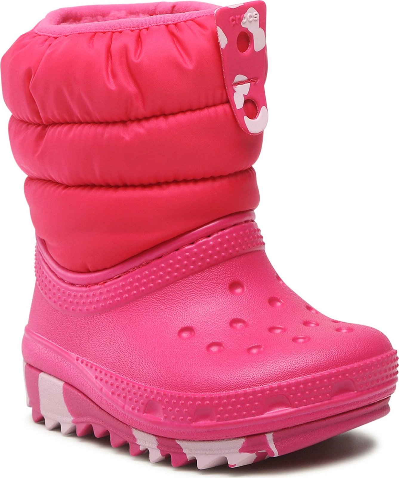 Snehule Crocs Classic Neo Puff Boot T 207683 Candy Pink