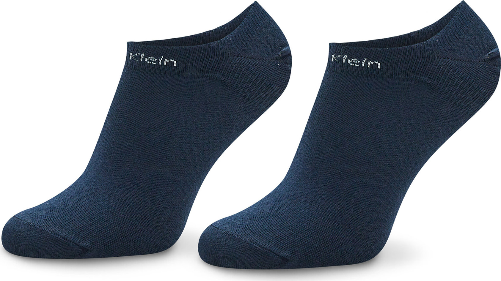 Súprava 2 párov kotníkových ponožiek dámskych Calvin Klein 701218774 Navy 003