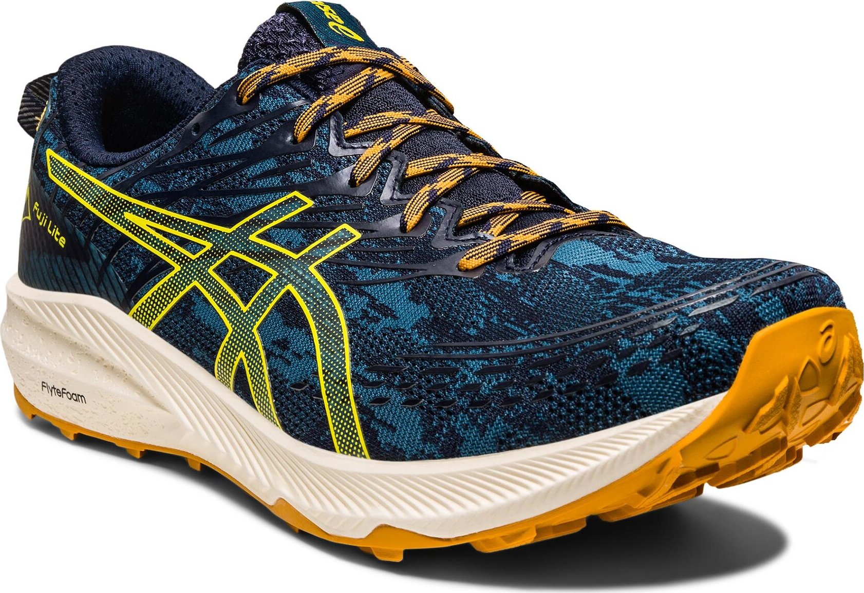 Topánky Asics Fuji Lite 3 1011B467 Ink Teal/Golden Yellow 401
