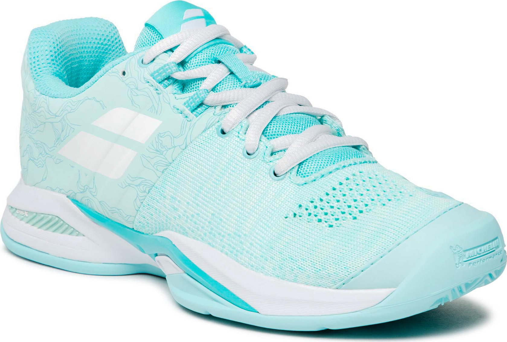 Topánky Babolat Propulse Blast Clay Women 31S22751 Tanager Turquoise