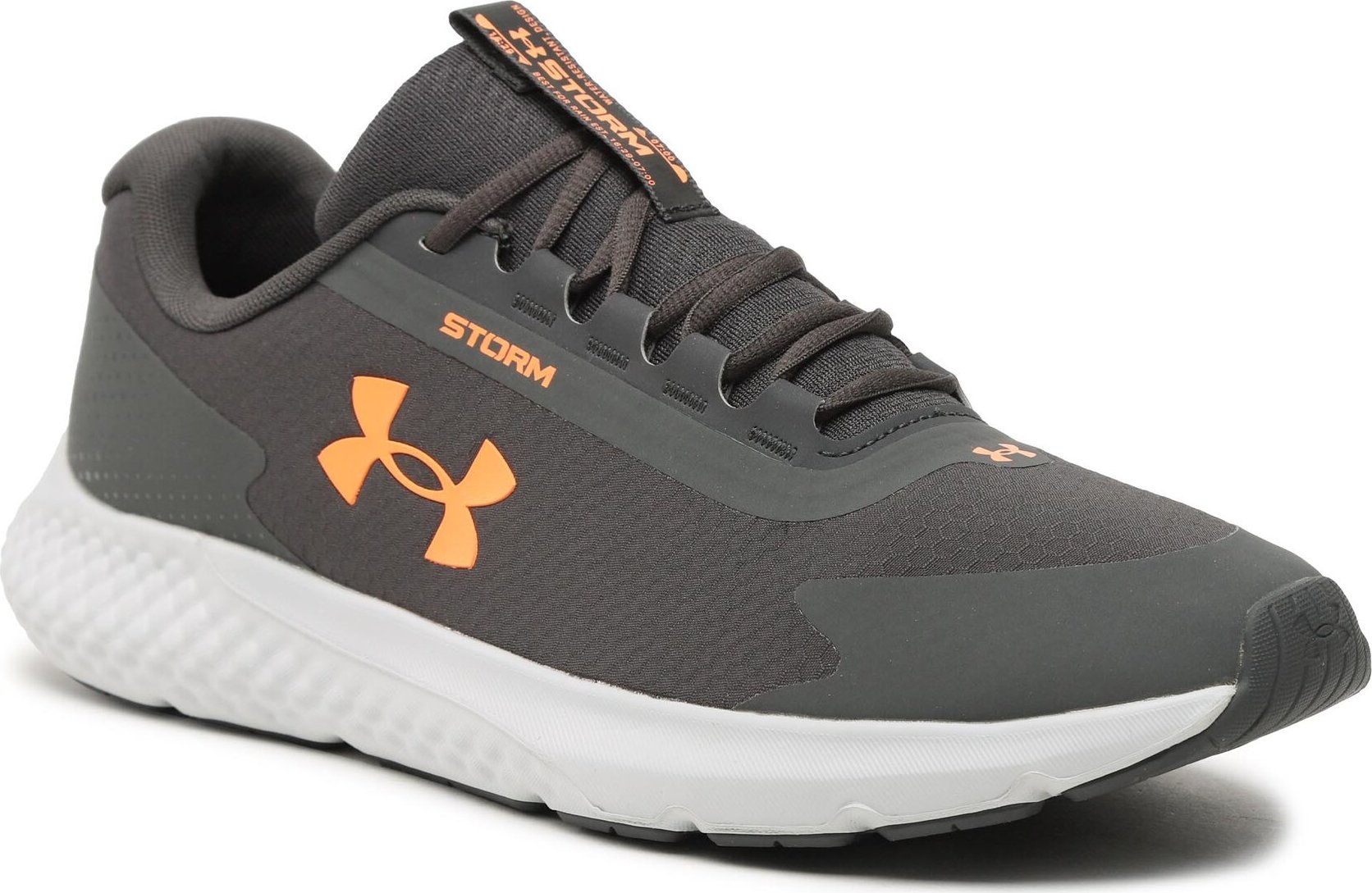 Topánky Under Armour Ua Charged Rouge 3 Storm 3025523-101 Jet Gray/Holo Gray/Orange Blast