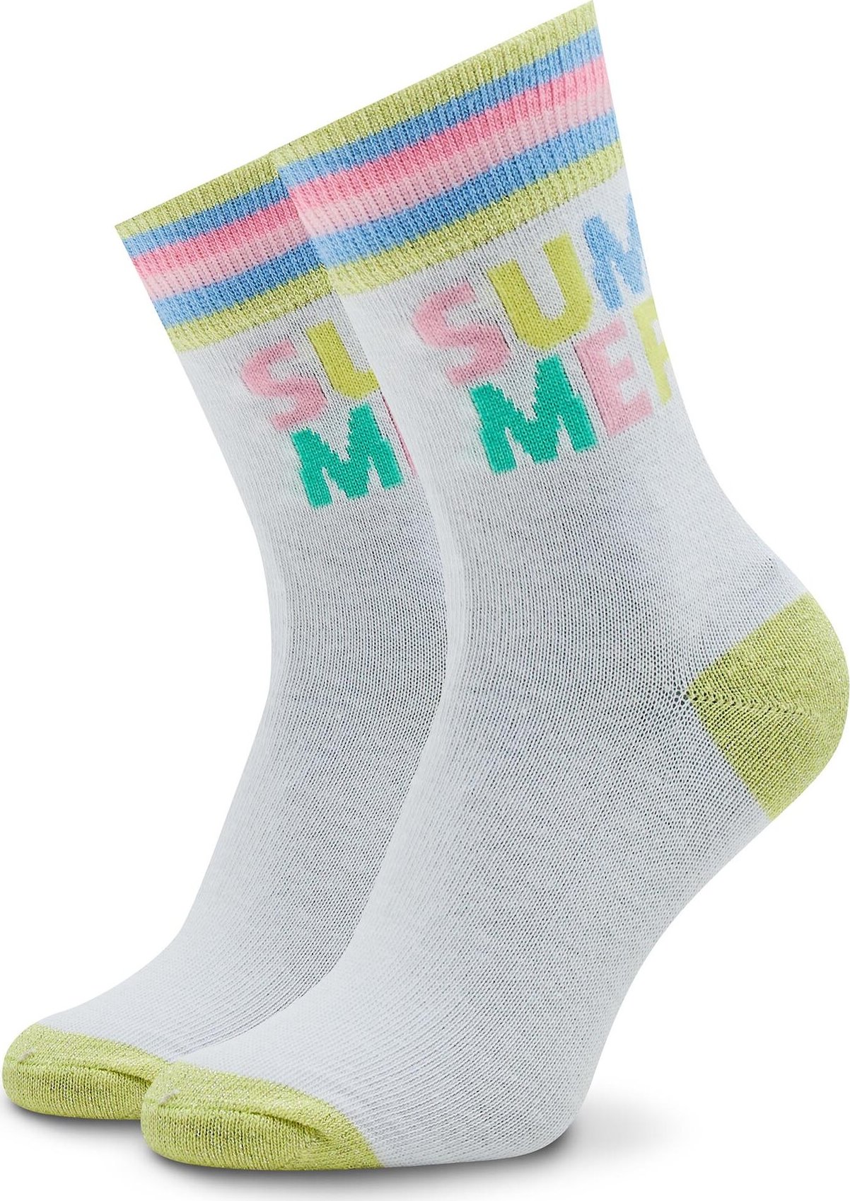 Vysoké detské ponožky Billieblush U10512 White 10P