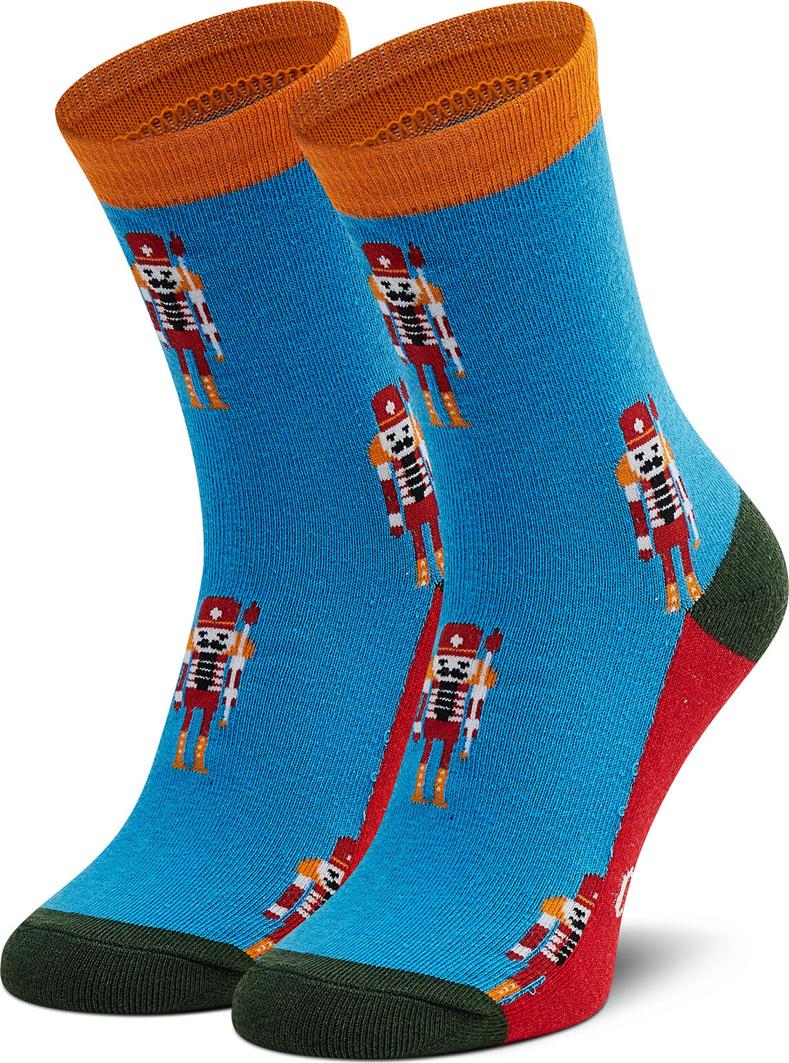 Vysoké detské ponožky Dots Socks DTS-SX-481-N Modrá