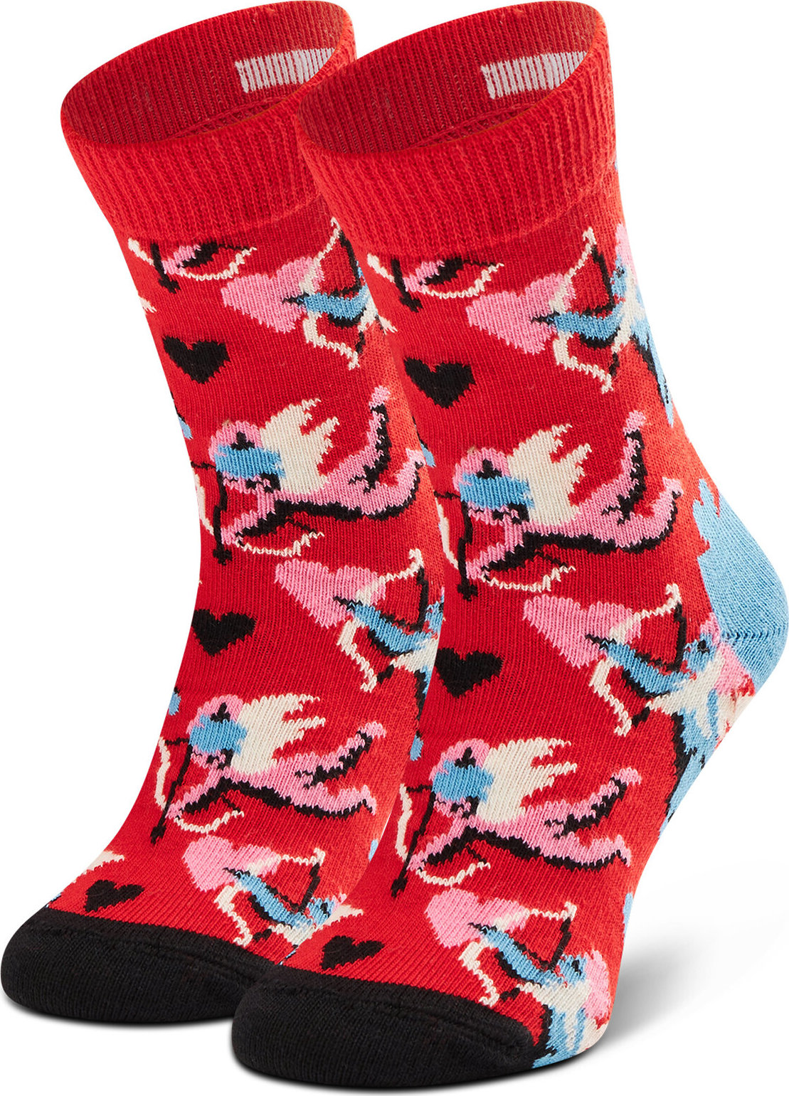 Vysoké detské ponožky Happy Socks KCUP01-4300 Červená