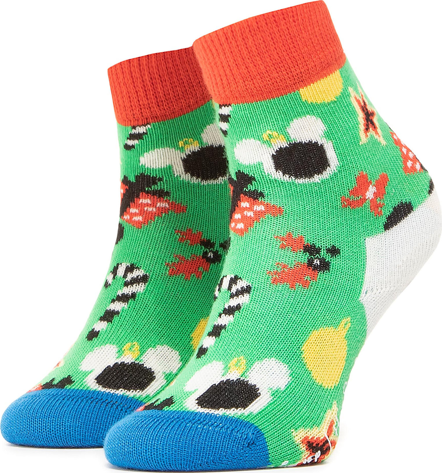 Vysoké detské ponožky Happy Socks KDNY01-7000 Zelená