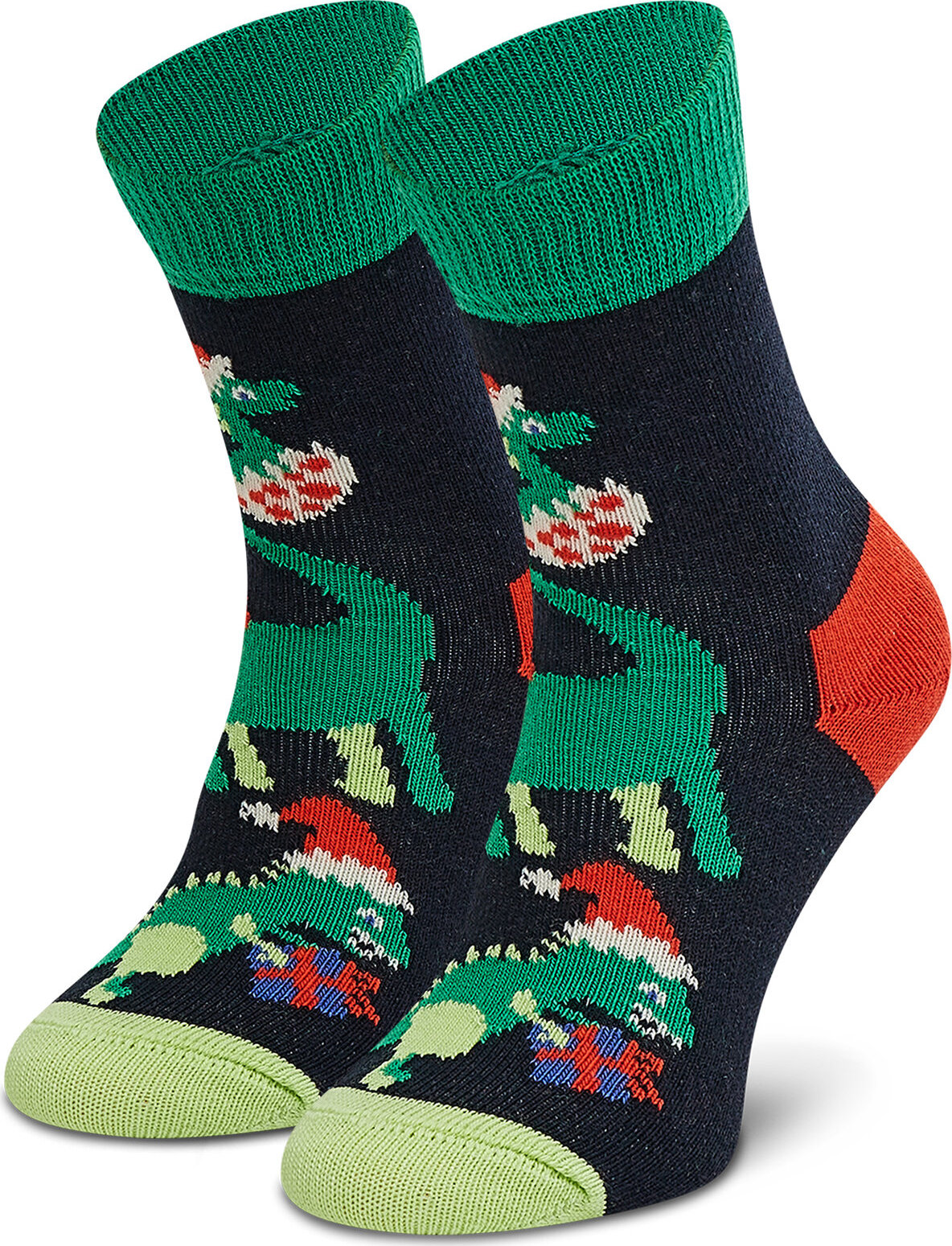 Vysoké detské ponožky Happy Socks KJUM01-6300 Tmavomodrá