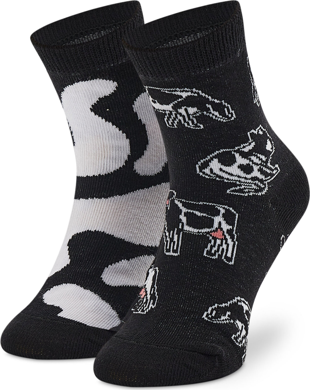 Vysoké detské ponožky Todo Socks Wow Cow Multicolor