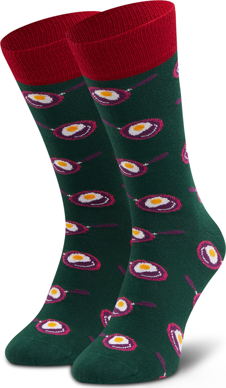 Vysoké pánske ponožky Dots Socks D20WF-SX-012-X-041046 Zelená