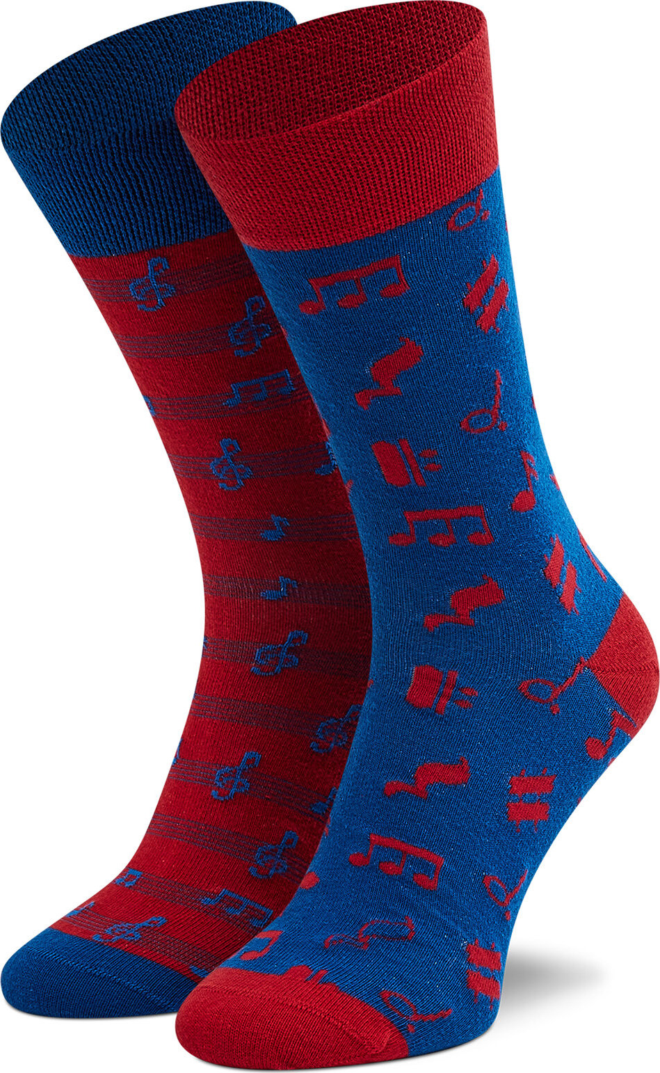 Vysoké pánske ponožky Dots Socks D20WF-SX-028 Modrá