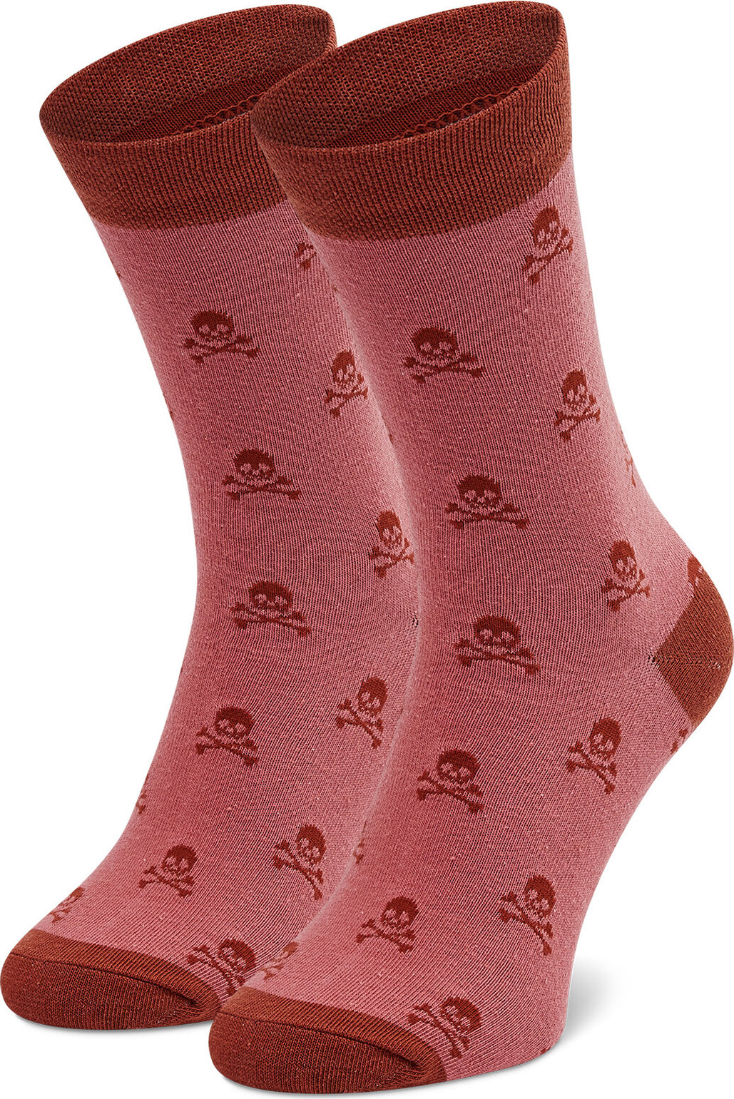 Vysoké pánske ponožky Dots Socks SX-413-R Ružová