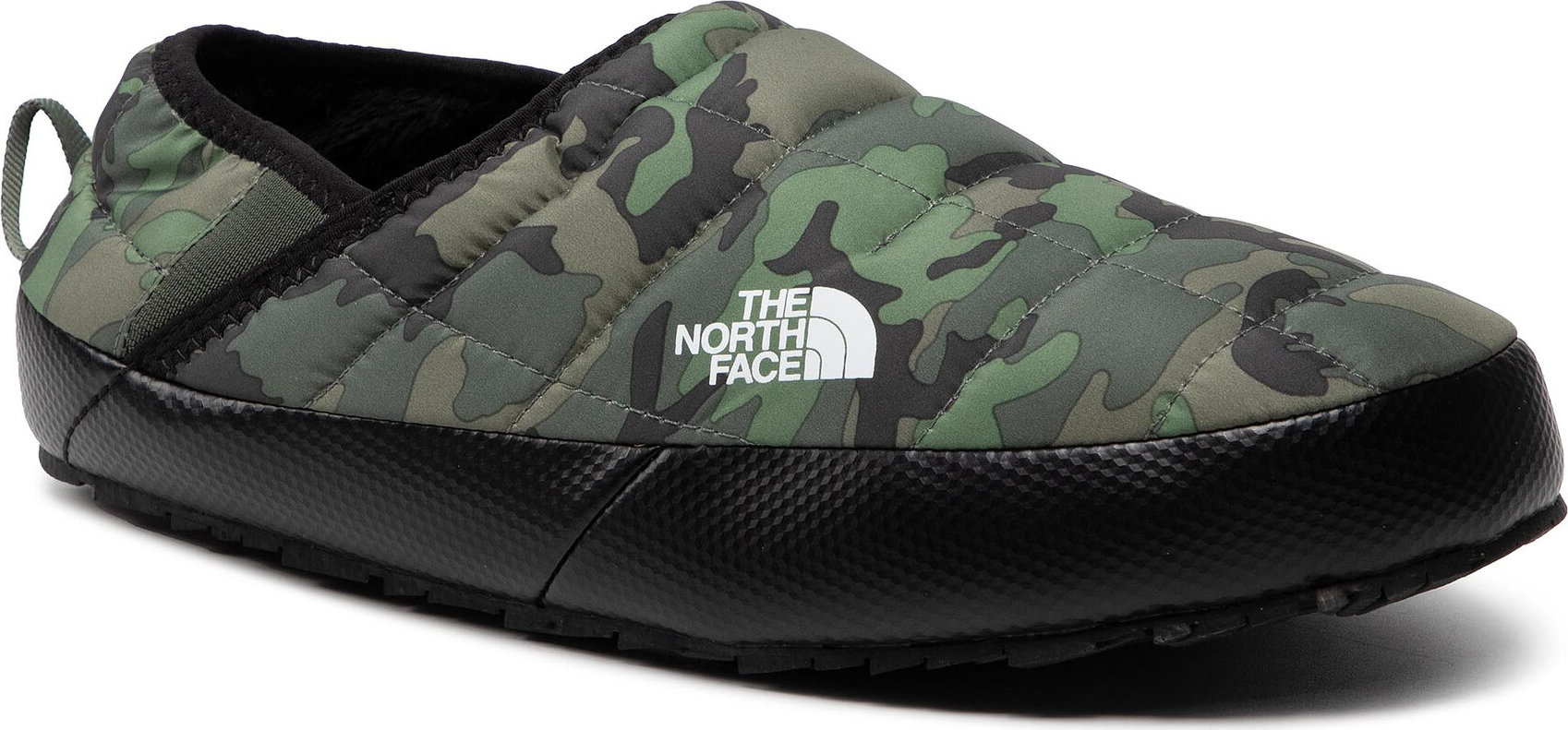 Bačkory The North Face Thermoball Traction Mule V NF0A3UZN33U Thyme Brushwood Camo Print/Thyme