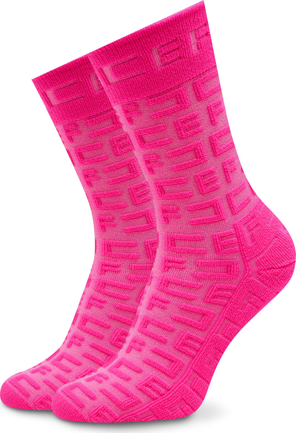 Dámské klasické ponožky Elisabetta Franchi CZ-11L-36E2 Pink Fluo BJ6