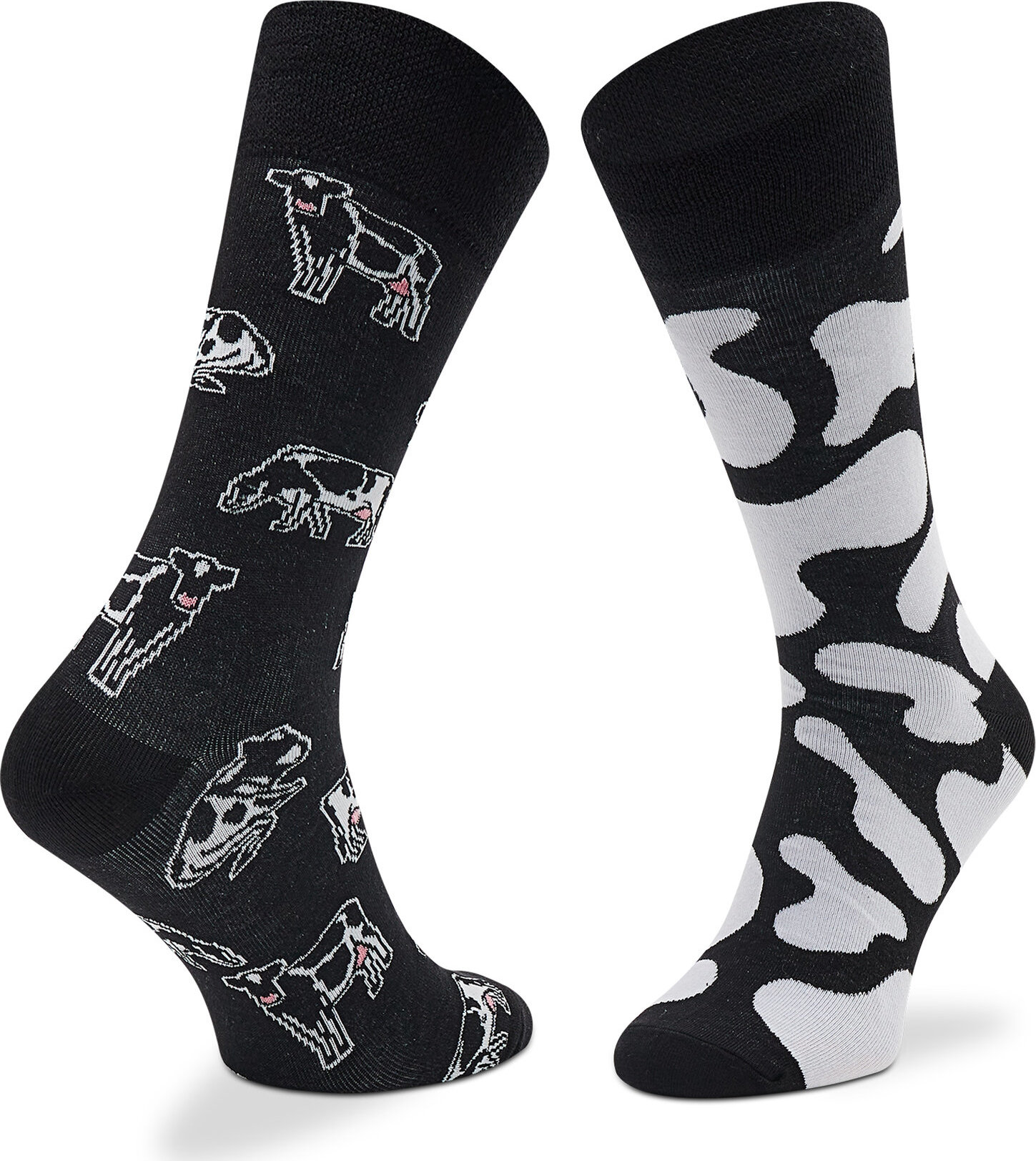 Klasické ponožky Unisex Todo Socks Wow Cow Multicolor