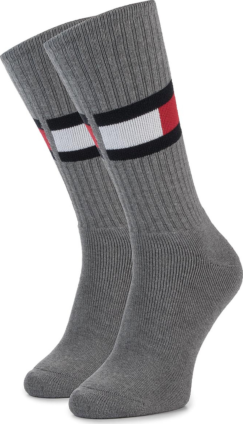 Klasické ponožky Unisex Tommy Hilfiger 481985001 Middle Grey Melange 758