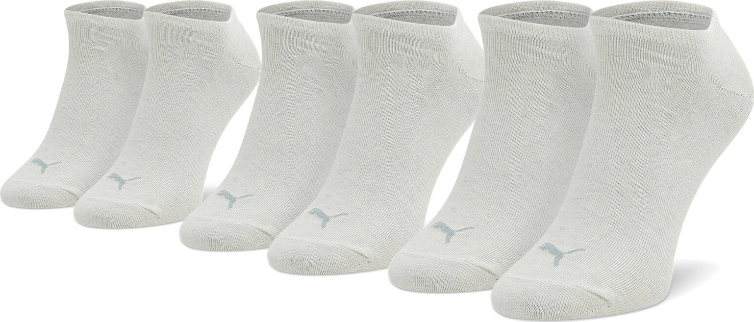 Sada 3 párů nízkých ponožek unisex Puma 906807 54 Oatmeal