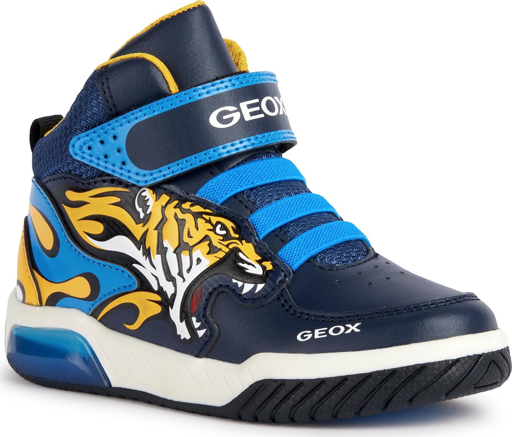 Sneakersy Geox J Inek Boy J369CC 0BUCE C0657 D Navy/Yellow