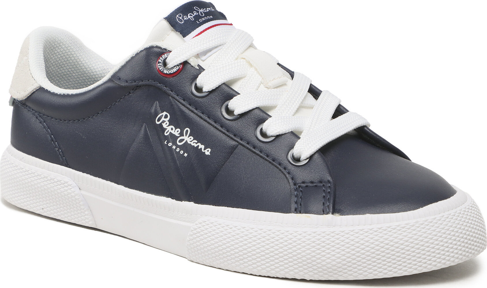 Sneakersy Pepe Jeans Kenton Flag B PBS30547 Navy 595