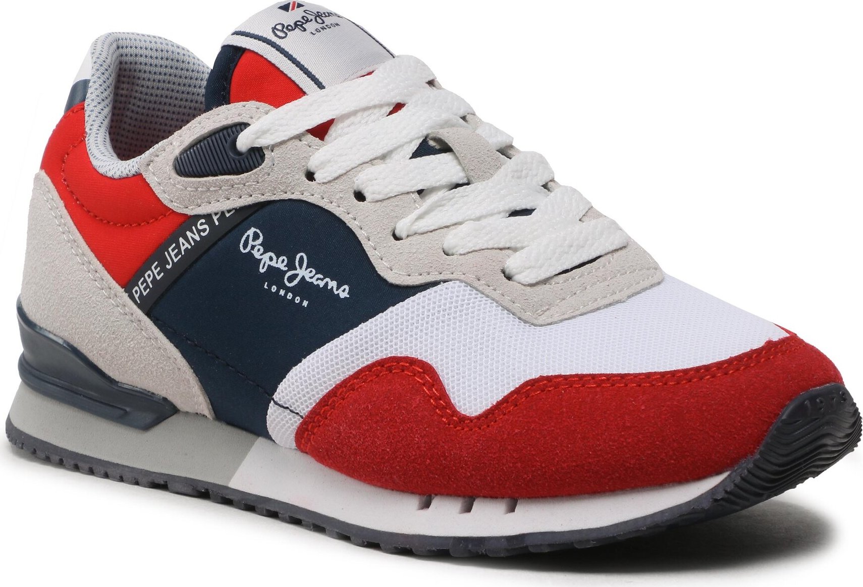 Sneakersy Pepe Jeans London B May PBS30553 Red 255